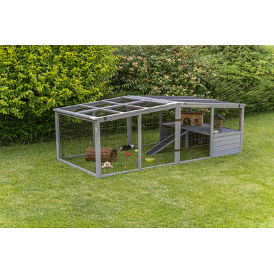 TRIXIE Großes Freilaufgehege für Kleintiere mit Abdeckung | tiierisch.de