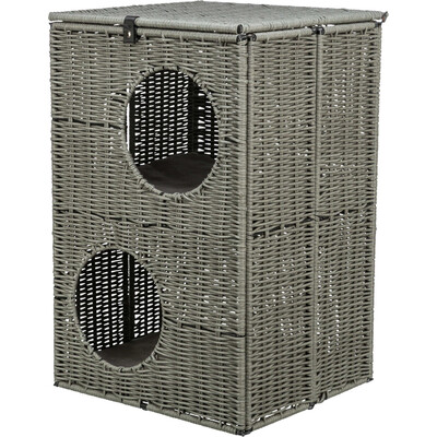 TRIXIE Höhle Amalia eckig outdoor - Katzenhöhle für draußen