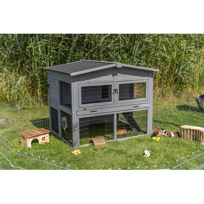 TRIXIE Kleintierstall XL mit Freilaufgehege