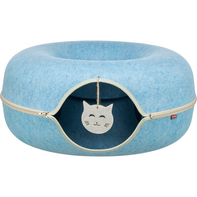 TRIXIE Spieldonut für Katzen - Kuscheliges Spielzeug & Rückzugsort