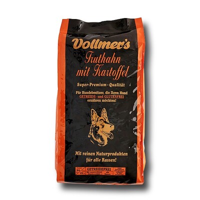 Vollmers Truthahn mit Kartoffel Hundefutter