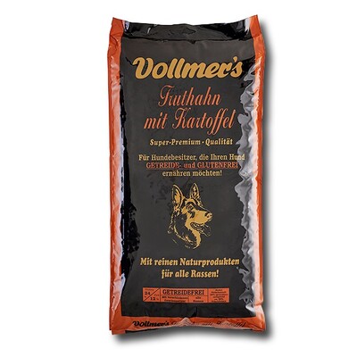 Vollmers Truthahn mit Kartoffel Hundefutter