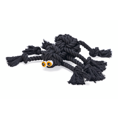 Beeztees 2025 Halloween Spinne Flossy Seilspielzeug für Hunde