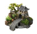 Aqua Della Gate Bridge Aquarium Dekoration 15,7x13,5x11,5cm