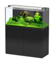 Aquatlantis AquaView 120 mit Unterschrank 120x50x55cm, 330L/278L, schwarz