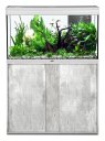 Aquatlantis Elegance Expert 120 mit Unterschrank 121x40.4x60cm, 296L/232L, grau