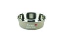 Beeztees Edelstahl Hundenapf First Bite ø 17 cm, 750 ml, grau