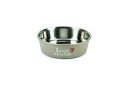 Beeztees Edelstahl Hundenapf First Bite ø 14 cm, 450 ml, grau