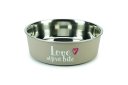 Beeztees Edelstahl Hundenapf First Bite ø 23 cm, 2000 ml, grau