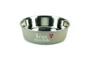 Beeztees Edelstahl Hundenapf First Bite ø 21 cm, 1500 ml, grau