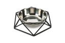 Beeztees Hundefutternapf Puroni 21,5 x 21,5 x 6,6 cm, 700 ml, schwarz