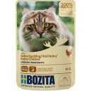Bozita Pouch Katzenfutter Häppchen in Soße viel Huhn 12 x 85g