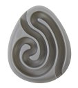 Dog Maze Mini Anti Schling Napf grau