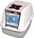 Catit Katzentoilette mit Abdeckung pink