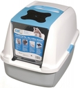 Catit Katzentoilette mit Abdeckung blau
