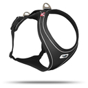 Curli Belka Comfort Geschirr Halsumfang max. 38 cm, Brustumfang 46-62 cm, schwarz