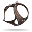 Curli Belka Comfort Geschirr Halsumfang max. 38 cm, Brustumfang 46-62 cm, braun