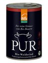 PUR Bio Hundefutter Nassfutter 12 x 400 g, Weiderind
