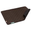 Doctor Bark Fleece Wendedecke für Hunde L - braun melange / braun (ca. 100x80x3cm)