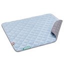 Doctor Bark Fleece Wendedecke für Hunde M - himmelblau / hellgrau (ca. 80x70x3cm)
