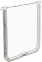 Ersatzklappe für Trixie Katzenklappen 14,7 × 15,8 cm, weiß