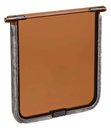 Ersatzklappe für Trixie Katzenklappen 14,7 × 15,8 cm, braun