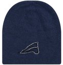 Beanie Luxury Glitzer navy