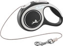 flexi New Comfort Seil Rollleine XS: 3 m, schwarz, bis zu 8kg