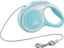 flexi New Comfort Seil Rollleine XS: 3 m, hellblau, bis zu 8kg