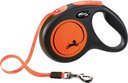 flexi New Neon Gurt Rollleine S: 5 m, neonorange, bis zu 15 kg