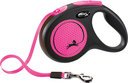 flexi New Neon Gurt Rollleine S: 5 m, neonpink, bis zu 15 kg