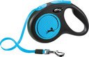 flexi New Neon Gurt Rollleine S: 5 m, neonblau, bis zu 15 kg