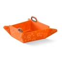 Freezack faltbares Hundenapf Reisenapf 26.6 x 22 mm, orange