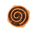 Fun Feeder Slo-Bowl Anti Schling Hundenapf Medium, Orange, 24 x 20 x 5 cm