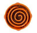 Fun Feeder Slo-Bowl Anti Schling Hundenapf Large, Orange, 31,75 x 28 x 5,5 cm