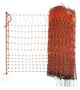 Geflügelnetz PoultryNet orange elektrifizierbar 106 cm, 50 m, Doppelspitze