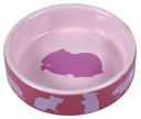Hamsternapf aus Keramik mit Motiv 80 ml/ø 8 cm, diverse Farben