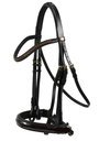 Hans Melzer Kandare Krusemark Lack Gr. PONY - schwarz