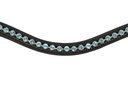Hans Melzer Stirnband Miami mit Strass Gr. PONY - schwarz