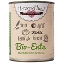 Herzenshund Bio Hundefutter Ente mit Gemüse 6x800g