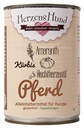 Herzenshund Bio Hundefutter Pferd mit Kürbis 12x400g