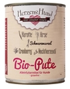 Herzenshund Bio Hundefutter Pute mit Hirse 6x800g