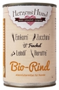 Herzenshund Bio Hundefutter Rindfleisch 12x400g