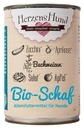 Herzenshund Bio Hundefutter Schaf mit Zucchini 12x400g