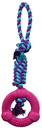 Hundespielzeug Ring am Tau 12 cm/41 cm, diverse Farben