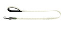 Führleine Convenience Reflect Glow 120 cm x 15 mm, weiß, Sterne