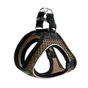 HUNTER Hundegeschirr Hilo Comfort Mesh braun, XXS, Hals 26-30 cm, Bauch 31-33 cm