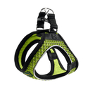 HUNTER Hundegeschirr Hilo Comfort Mesh limette, XXS, Hals 26-30 cm, Bauch 31-33 cm