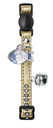 Hunter Katzenhalsband Strass Modern Art Luxus gold