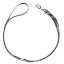 Verstellbare Leine Convenience Reflect 200 cm x 15 mm, grau, Leo Muster